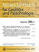 Cover image of: Neues Jahrbuch für Geologie und Paläontologie - Abhandlungen Band 281 Heft 1
