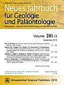 Cover image of: Neues Jahrbuch für Geologie und Paläontologie - Abhandlungen Band 281 Heft 3