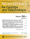 Cover image of: Neues Jahrbuch für Geologie und Paläontologie - Abhandlungen Band 283 Heft 1