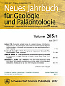 Cover image of: Neues Jahrbuch für Geologie und Paläontologie - Abhandlungen Band 285 Heft 1