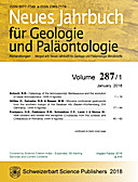 Cover image of: Neues Jahrbuch für Geologie und Paläontologie - Abhandlungen Band 287 Heft 1