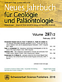 Cover image of: Neues Jahrbuch für Geologie und Paläontologie - Abhandlungen Band 287 Heft 2