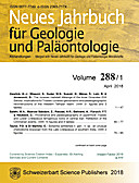 Cover image of: Neues Jahrbuch für Geologie und Paläontologie - Abhandlungen Band 288 Heft 1