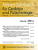 Cover image of: Neues Jahrbuch für Geologie und Paläontologie - Abhandlungen Band 291 Heft 3