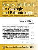 Cover image of: Neues Jahrbuch für Geologie und Paläontologie - Abhandlungen Band 292 Heft 1