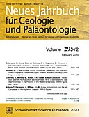 Cover image of: Neues Jahrbuch für Geologie und Paläontologie - Abhandlungen Band 295 Heft 2
