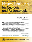 Cover image of: Neues Jahrbuch für Geologie und Paläontologie - Abhandlungen Band 298 Heft 3