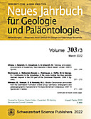 Cover image of: Neues Jahrbuch für Geologie und Paläontologie - Abhandlungen Band 303 Heft 3