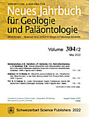 Cover image of: Neues Jahrbuch für Geologie und Paläontologie - Abhandlungen Band 304 Heft 2