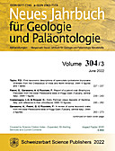 Cover image of: Neues Jahrbuch für Geologie und Paläontologie - Abhandlungen Band 304 Heft 3