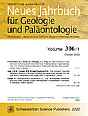 Cover image of: Neues Jahrbuch für Geologie und Paläontologie - Abhandlungen Band 306 Heft 1