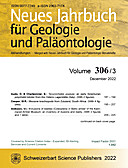 Cover image of: Neues Jahrbuch für Geologie und Paläontologie - Abhandlungen Band 306 Heft 3