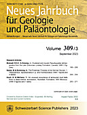 Cover image of: Neues Jahrbuch für Geologie und Paläontologie - Abhandlungen Band 309 Heft 3