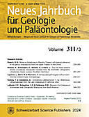 Cover image of: Neues Jahrbuch für Geologie und Paläontologie - Abhandlungen Band 311 Heft 3