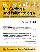 Cover image of: Neues Jahrbuch für Geologie und Paläontologie - Abhandlungen Band 312 Heft 2