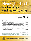 Cover image of: Neues Jahrbuch für Geologie und Paläontologie - Abhandlungen Band 314 Heft 2