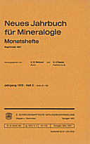 Image de couverture de: Neues Jahrbuch für Mineralogie - Monatshefte Jg. 1972 Heft 3