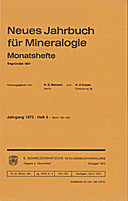 Image de couverture de: Neues Jahrbuch für Mineralogie - Monatshefte Jg. 1972 Heft 4