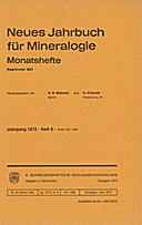Image de couverture de: Neues Jahrbuch für Mineralogie - Monatshefte Jg. 1972 Heft 6