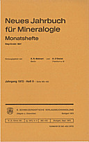 Image de couverture de: Neues Jahrbuch für Mineralogie - Monatshefte Jg. 1972 Heft 9