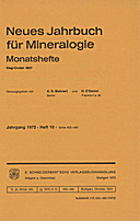 Image de couverture de: Neues Jahrbuch für Mineralogie - Monatshefte Jg. 1972 Heft 10