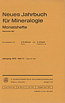 Image de couverture de: Neues Jahrbuch für Mineralogie - Monatshefte Jg. 1972 Heft 11