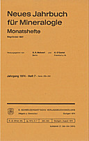 Image de couverture de: Neues Jahrbuch für Mineralogie - Monatshefte Jg. 1974 Heft 7