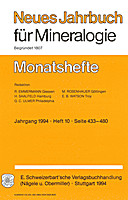 Image de couverture de: Neues Jahrbuch für Mineralogie - Monatshefte Jg. 1994 Heft 10
