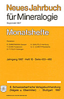 Image de couverture de: Neues Jahrbuch für Mineralogie - Monatshefte Jg. 1997 Heft 10