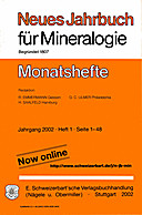 Image de couverture de: Neues Jahrbuch für Mineralogie - Monatshefte Jg. 2002 Heft 1