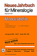 Image de couverture de: Neues Jahrbuch für Mineralogie - Monatshefte Jg. 2002 Heft 7