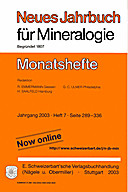 Image de couverture de: Neues Jahrbuch für Mineralogie - Monatshefte Jg. 2003 Heft 7