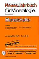 Image de couverture de: Neues Jahrbuch für Mineralogie - Monatshefte Jg. 2004 Heft 1