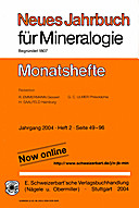 Image de couverture de: Neues Jahrbuch für Mineralogie - Monatshefte Jg. 2004 Heft 2