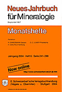 Image de couverture de: Neues Jahrbuch für Mineralogie - Monatshefte Jg. 2004 Heft 6