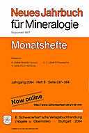 Image de couverture de: Neues Jahrbuch für Mineralogie - Monatshefte Jg. 2004 Heft 8