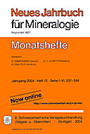 Image de couverture de: Neues Jahrbuch für Mineralogie - Monatshefte Jg. 2004 Heft 12