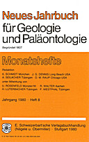 Cover image of: Neues Jahrbuch für Geologie und Paläontologie - Monatshefte Jg. 1980 Heft 8
