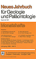 Cover image of: Neues Jahrbuch für Geologie und Paläontologie - Monatshefte Jg. 1981 Heft 6