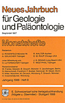 Cover image of: Neues Jahrbuch für Geologie und Paläontologie - Monatshefte Jg. 1981 Heft 8