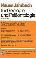 Cover image of: Neues Jahrbuch für Geologie und Paläontologie - Monatshefte Jg. 1982 Heft 5