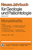 Cover image of: Neues Jahrbuch für Geologie und Paläontologie - Monatshefte Jg. 1983 Heft 1