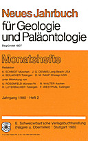 Cover image of: Neues Jahrbuch für Geologie und Paläontologie - Monatshefte Jg. 1983 Heft 2