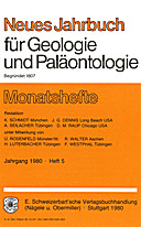 Cover image of: Neues Jahrbuch für Geologie und Paläontologie - Monatshefte Jg. 1983 Heft 5