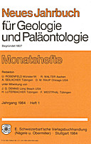 Cover image of: Neues Jahrbuch für Geologie und Paläontologie - Monatshefte Jg. 1984 Heft 1