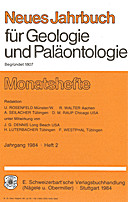 Cover image of: Neues Jahrbuch für Geologie und Paläontologie - Monatshefte Jg. 1984 Heft 2