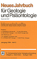 Cover image of: Neues Jahrbuch für Geologie und Paläontologie - Monatshefte Jg. 1984 Heft 3