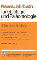 Cover image of: Neues Jahrbuch für Geologie und Paläontologie - Monatshefte Jg. 1984 Heft 4
