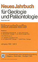 Cover image of: Neues Jahrbuch für Geologie und Paläontologie - Monatshefte Jg. 1984 Heft 5