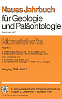 Cover image of: Neues Jahrbuch für Geologie und Paläontologie - Monatshefte Jg. 1984 Heft 8